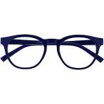 Reduzierte Blaue Runde Runde Brillen Blaulichtschutz für Herren 