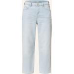 Reduzierte Hellblaue Opus Nachhaltige Ankle-Jeans aus Denim für Damen Größe XL 