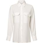 Weiße Unifarbene Business Opus Nachhaltige Hemdblusen für Damen Größe L 