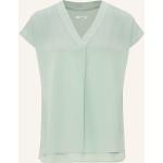 Hellgrüne Opus Nachhaltige V-Ausschnitt Blusenshirts & Schlusen aus Jersey für Damen Größe M für den für den Sommer 