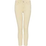 Sandfarbene Opus Elma Nachhaltige Skinny Jeans aus Denim für Damen Größe S 