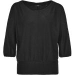 Schwarze Opus Nachhaltige U-Boot-Ausschnitt Damensweatshirts aus Viskose Größe M für den für den Herbst 