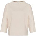 Beige Melierte 3/4-ärmelige Opus Nachhaltige Damensweatshirts Größe S für den für den Herbst 