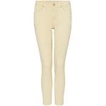 Pastellgelbe Opus Elma Nachhaltige 5-Pocket Jeans aus Denim für Damen Größe S 