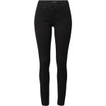 Schwarze Opus Elma Nachhaltige Skinny Jeans mit Reißverschluss aus Denim für Damen Größe S 