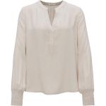 Melierte Langärmelige Opus Nachhaltige Tunika-Blusen Cropped für Damen Größe M 