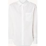 Weiße Unifarbene Opus Nachhaltige Tunika-Blusen für Damen Größe L 