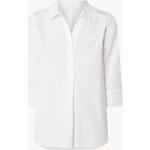 Weiße Unifarbene Opus Nachhaltige Tunika-Blusen für Damen Größe S 