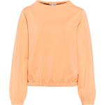 Orange Unifarbene Casual Opus Nachhaltige Rundhals-Ausschnitt Rundhals-Pullover für Damen Größe M für den für den Herbst 
