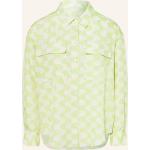 Reduzierte Cremefarbene Opus Nachhaltige Hemdblusen aus Polyester für Damen Größe M 