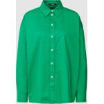 Grüne Unifarbene Opus Hemdblusen aus Baumwolle für Damen Größe M für den für den Frühling 
