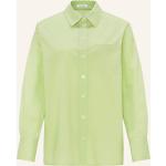 Hellgrüne Opus Nachhaltige Hemdblusen aus Baumwolle für Damen Größe M 