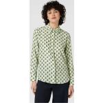 Hellgrüne Opus Nachhaltige Hemdblusen aus Polyester für Damen Größe M 