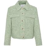 Grüne Utility Look Opus Mini Nachhaltige Kurzjacken & Cropped-Jackets aus Baumwollmischung für Damen Größe M 