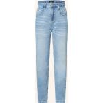 Reduzierte Blaue Opus Nachhaltige Straight Leg Jeans aus Baumwolle für Damen Größe M 