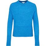 Blaue Unifarbene Opus Nachhaltige Wollpullover aus Polyamid für Damen Größe L für den für den Herbst 