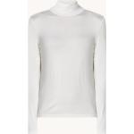 Weiße Unifarbene Opus Nachhaltige Rollkragen Rollkragenshirts für Damen Größe S 