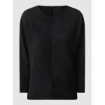 Reduzierte Schwarze Opus Nachhaltige Fledermausshirts aus Polyester für Damen Größe M 