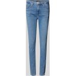 Blaue Opus Elma Skinny Jeans mit Reißverschluss aus Baumwollmischung für Damen Größe XS Weite 34, Länge 30 