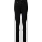 Schwarze Opus Elma Skinny Jeans mit Reißverschluss aus Baumwollmischung für Damen Größe S Weite 38, Länge 30 