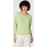 Hellgrüne Opus Nachhaltige Damensweatshirts aus Viskose Größe S 