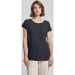 Marineblaue Opus Skita Nachhaltige T-Shirts aus Viskose für Damen Größe S 