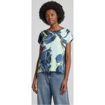 Marineblaue Opus Nachhaltige T-Shirts aus Viskose für Damen Größe S 