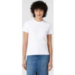 Weiße Opus Nachhaltige T-Shirts aus Baumwollmischung für Damen Größe S 