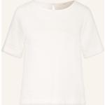 Cremefarbene Opus Nachhaltige T-Shirts aus Baumwolle für Damen Größe M 