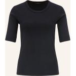 Dunkelblaue Opus Nachhaltige T-Shirts aus Baumwollmischung für Damen Größe S 