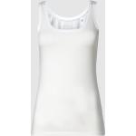 Weiße Opus Nachhaltige Tank-Tops aus Baumwolle für Damen Größe L 