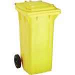 Gelbe Mülltonnen 101l - 200l aus HDPE 