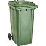 Grüne Mülltonnen 201l - 300l aus HDPE 