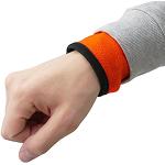 Oramics Multifunktions-Armband mit Reissverschluss Geldbeutel Schlüssel Tasche - ideal für Sport - Joggen - Wintersport - Radsport etc (Rot, L)