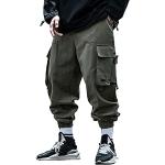 Armeegrüne Hip Hop Freizeithosen für Herren Größe XL 