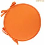 Reduzierte Orange Unifarbene Runde Stuhlkissen rund 38 cm 