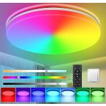 Weiße Dimmbare LED Deckenleuchten Farbwechsel | RGB 