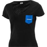 Orbea Damen T-Shirt Pocket, Schwarz Blau , X-Large