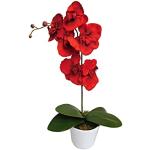 Reduzierte Rote Brennerei Ziegler Künstliche Orchideen aus Seide 