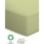 Grüne Schlafgut Bio Nachhaltige Spannbettlaken & Spannbetttücher aus Jersey 200x200 