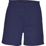 Marineblaue Casual ORGANICATION Bio Nachhaltige High Waist Shorts für Damen Größe M 