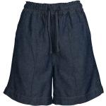 Blaue Casual ORGANICATION Bio Nachhaltige Jeans-Shorts aus Denim für Damen Größe S für den für den Sommer 