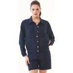 Blaue Hemdjacken für Damen - Trends 2024 - günstig online kaufen