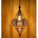 Kupferfarbene Moderne Marokko Lampen aus Leder E27 