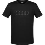 Schwarze Casual Audi T-Shirts für Herren Größe S 