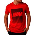 Rote BMW BMW Merchandise T-Shirts für Herren Größe M 