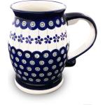Blaue Bunzlau Keramik Bierkrüge & Humpen aus Keramik 
