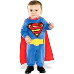 Blaue Langärmelige Superman Superheld-Kostüme aus Polyester für Kinder Größe 50 