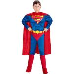 Rote Superman Clark Kent Superheld-Kostüme aus Polyester für Kinder Größe 140 