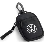 Schwarze Volkswagen Schlüsseletuis & Schlüsseltaschen mit Reißverschluss aus Polyester mit RFID-Schutz 